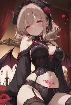黑丝小恶魔萝莉与风骚母亲的色欲榨精